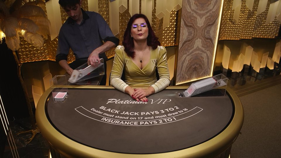 Live preview for Blackjack Platinum VIP